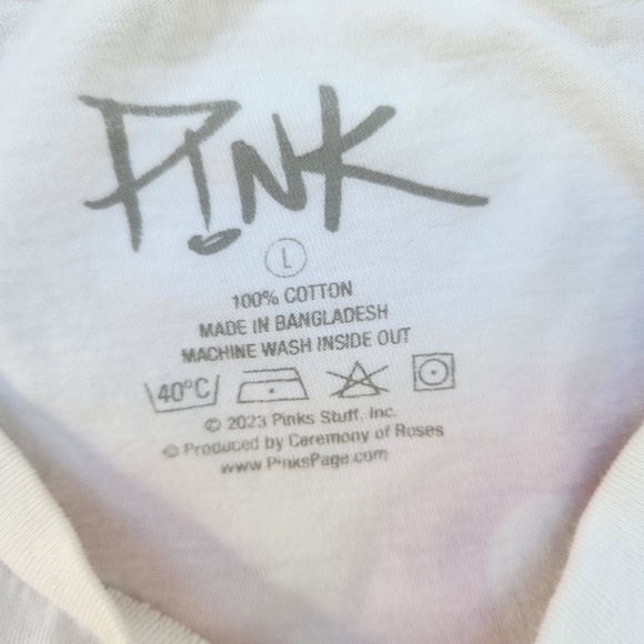 Pink Band Tee Summer Carnival Concert Tour Graphic 2023 Unisex Cute Merch Large - Picture 6 of 10